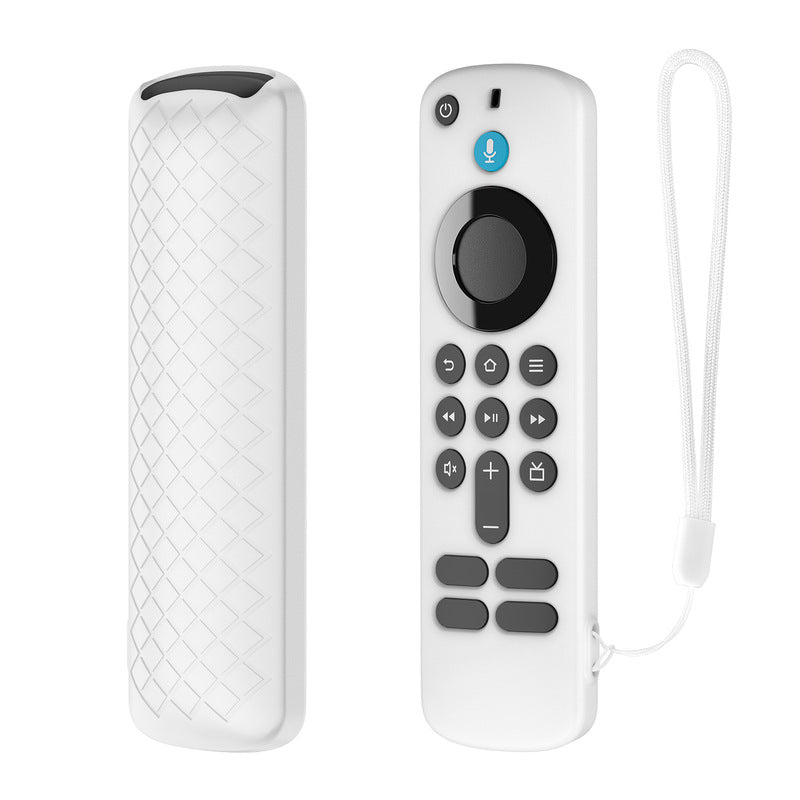 American Smart EP silicone remote control case for Fire TV Stick HD/4K, anti-slip, dustproof, shockproof protective cover.