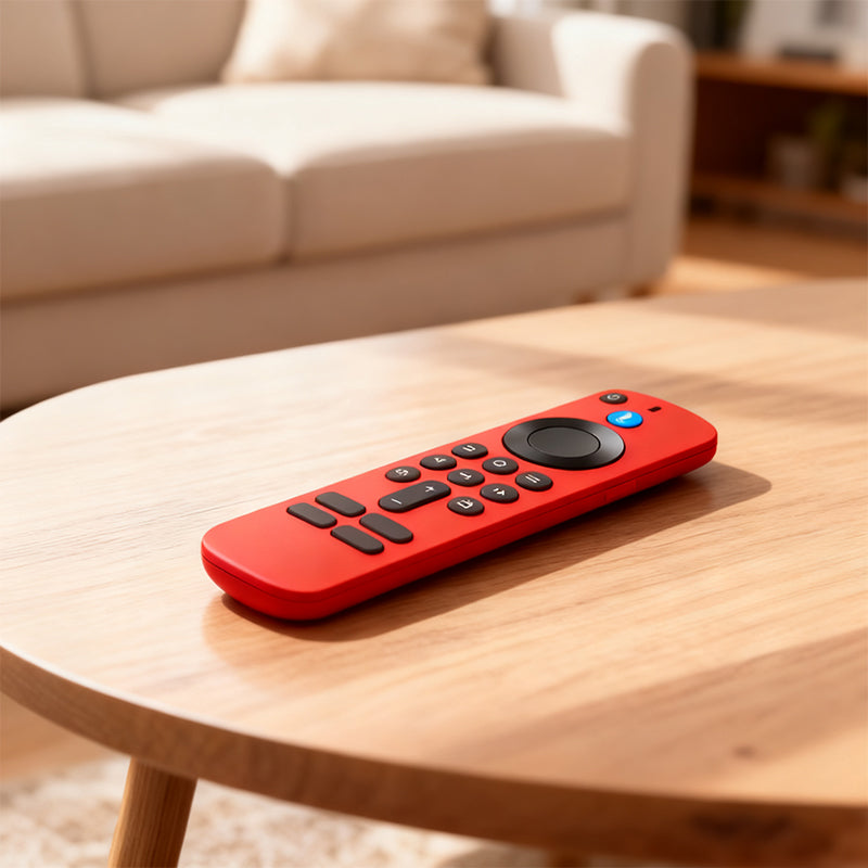 American Smart EP silicone remote control case for Fire TV Stick HD/4K with anti-slip, dustproof, and shockproof features.