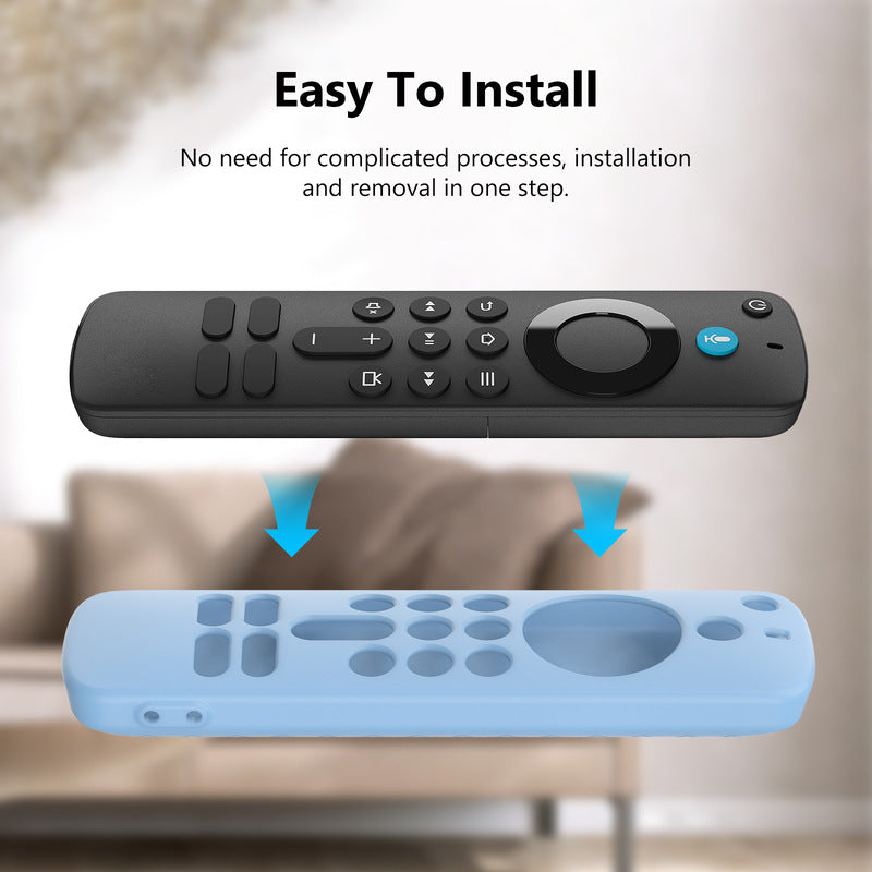 American Smart EP Fire TV Stick HD/4K remote control silicone case with anti-slip, dustproof, shockproof design.