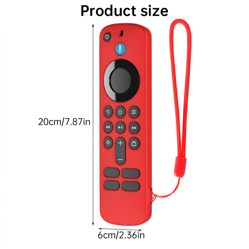 American Smart EP silicone remote control case for Fire TV Stick HD/4K, anti-slip, dustproof, shockproof protective cover