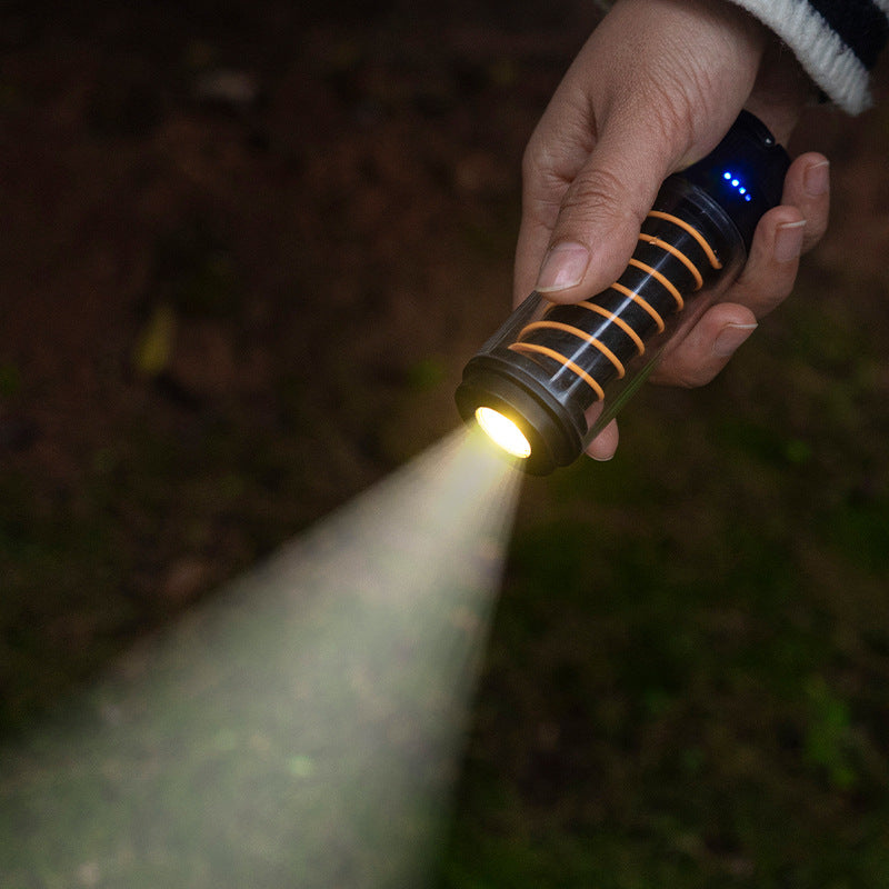 Portable outdoor camping light with tripod stand, American Smart EP night light, ideal for tents, marquess, and outdoor atmospheres.