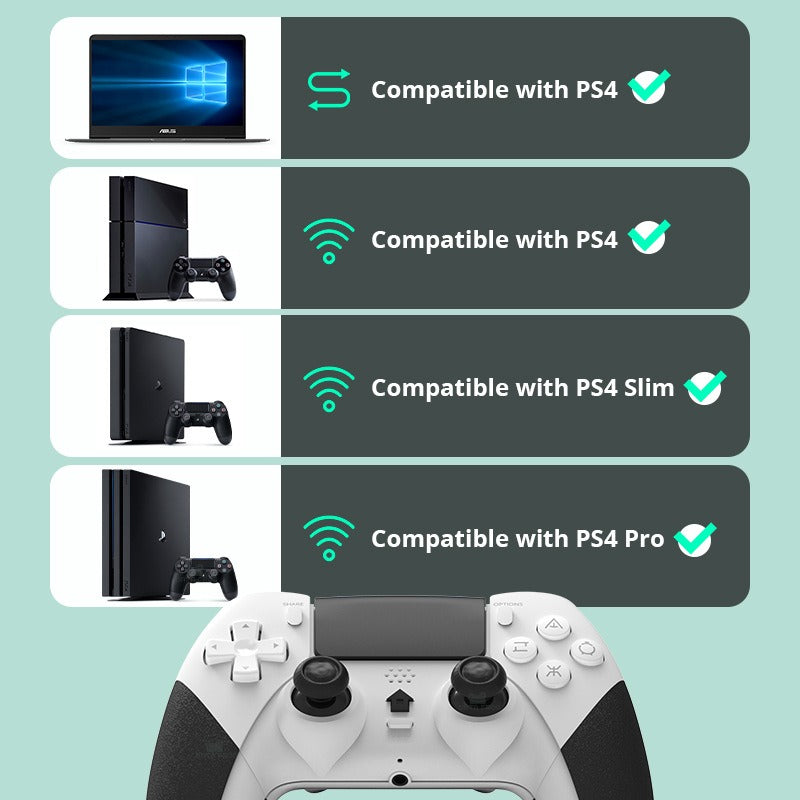 Suitable for PS4/Slim/Pro wireless Bluetooth game controller with body sensing six axis vibration T29 controller - American Smart