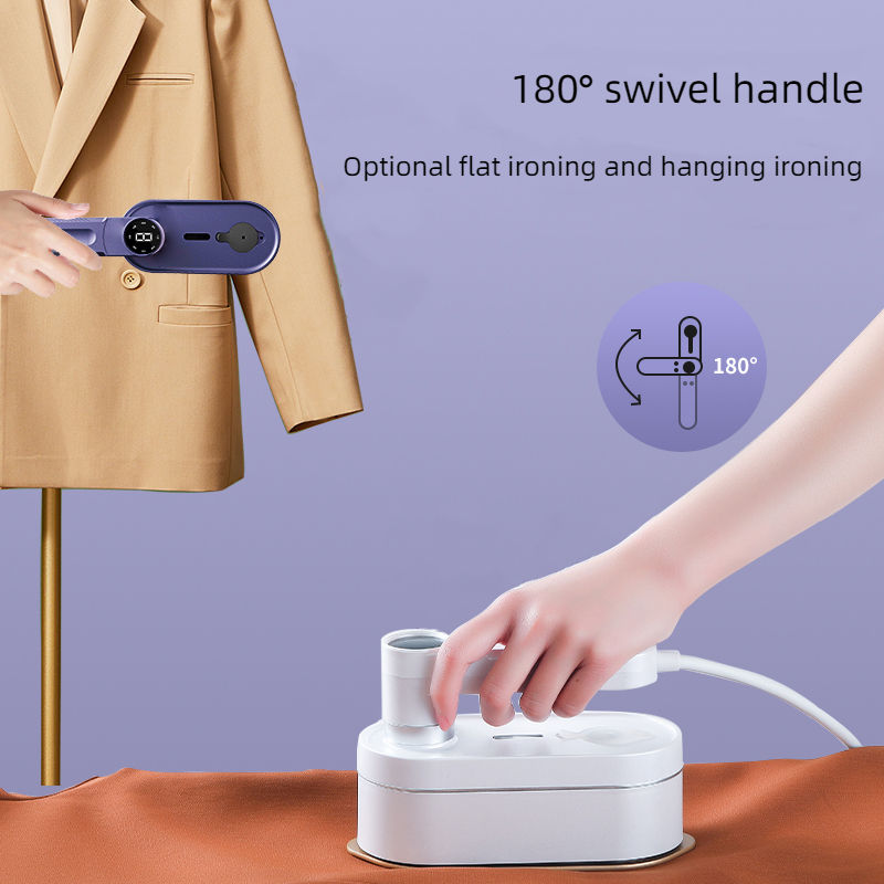 American Smart portable handheld garment steamer with quick heat 1200W for clothes and fabric, ideal for travel and quick smoothing.