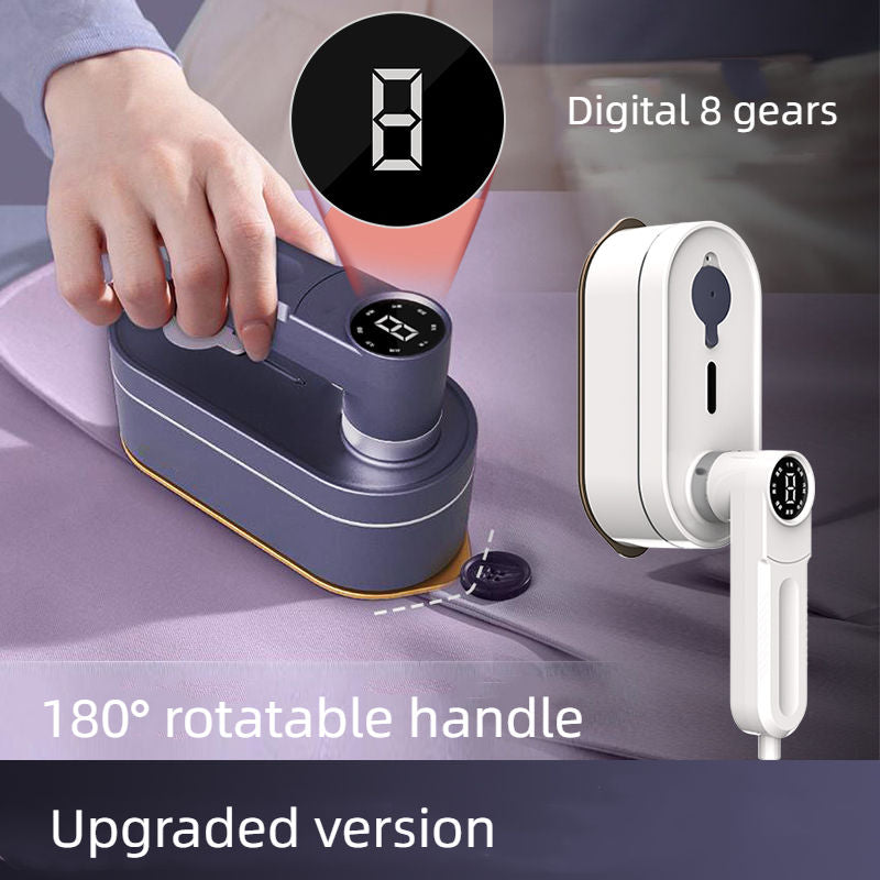 American Smart portable handheld garment steamer, 1200W mini travel fabric steamer for clothes with quick heat functionality.