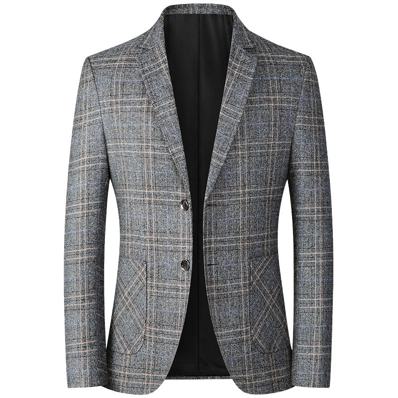 Men's casual non-ironing top jacket by American Smart - EP, middle-aged style, lightweight and comfortable for everyday wear.