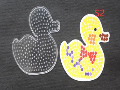 American Smart WB 5mm puzzle bean template for DIY puzzle stitching toy, action figure craft kit with colorful puzzle pieces.