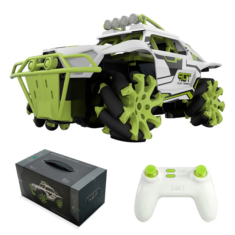 American Smart high speed RC sports car, remote control toy vehicle designed for action and outdoor play.