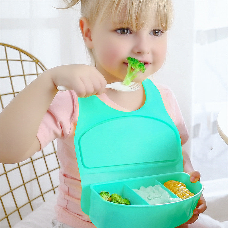 Colorful 3D waterproof baby bibs from American Smart WB featuring soft plastic material and cartoon designs for newborns.