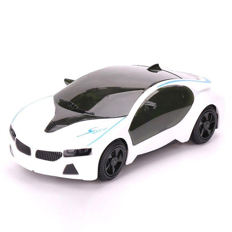 American Smart WB 3D light music car toy, featuring colorful illuminated design and playful action figure style.