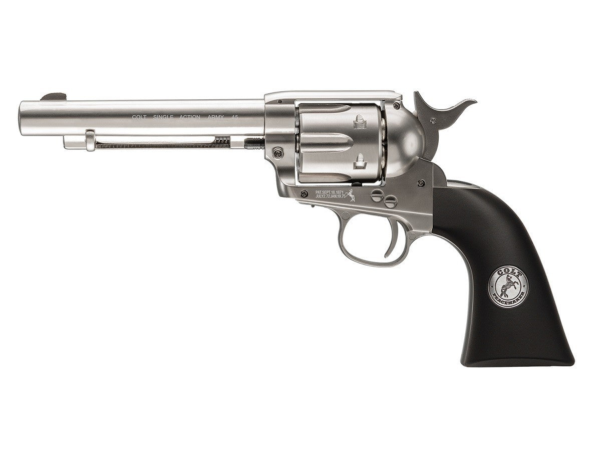 Colt SAA CO2 Pellet Revolver, Nickel - American Smart