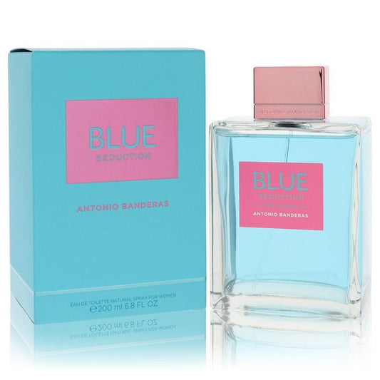 Blue Seduction by Antonio Banderas Eau De Toiette Spray 6.75 oz (Women) - American Smart