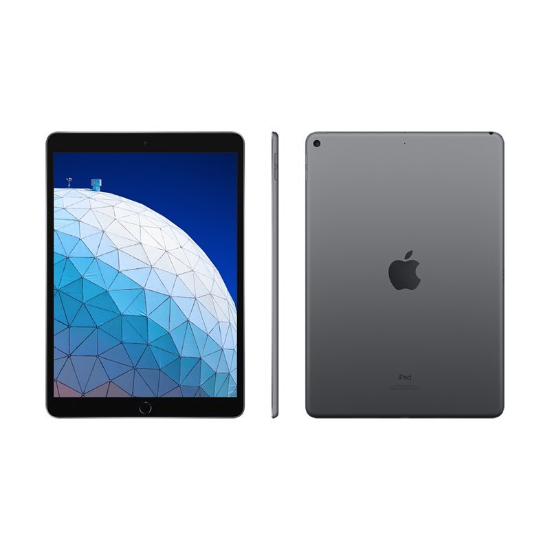 Apple iPad Air 10.5-inch tablet with Touch ID, 256GB storage, deep gray color, featuring A12 chip from American Smart.