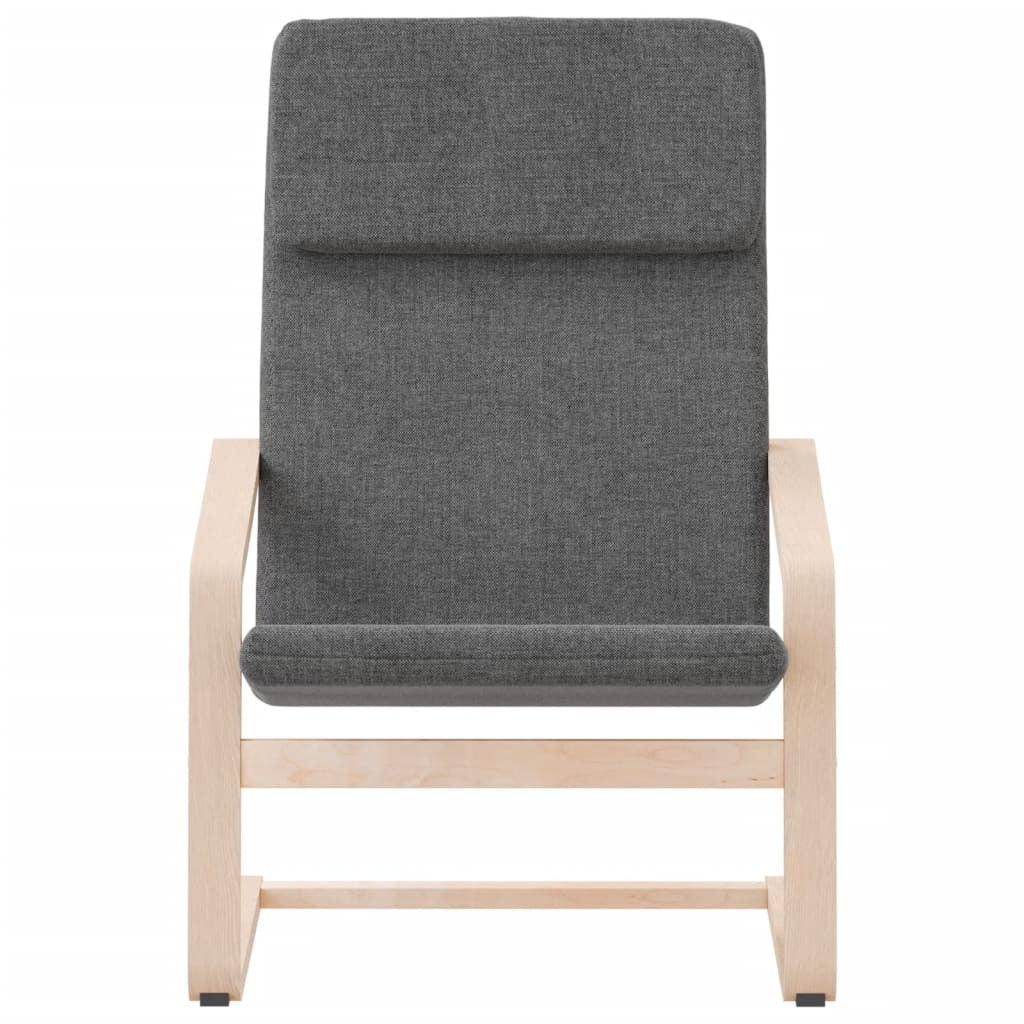 Dark gray fabric relaxing arm chair from American Smart WB, featuring a comfortable recliner and modern design.