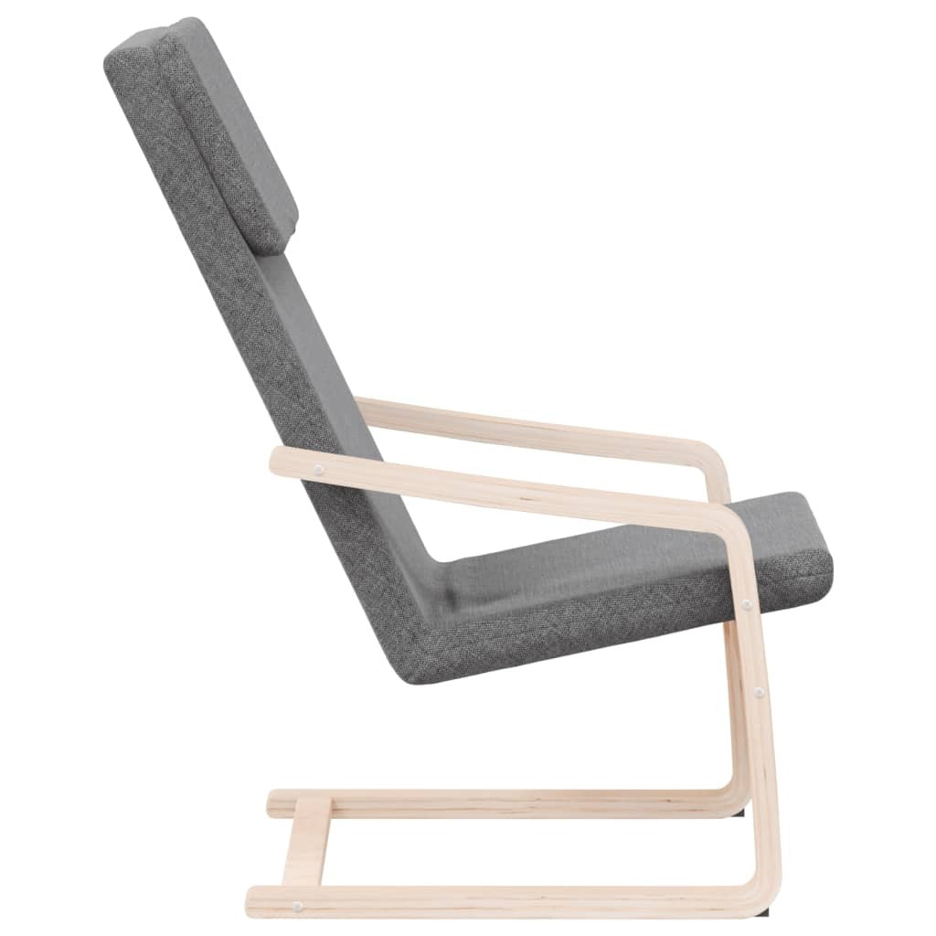 Dark gray fabric American Smart arm chair with recliner feature, perfect for relaxing in living rooms or lounge areas.
