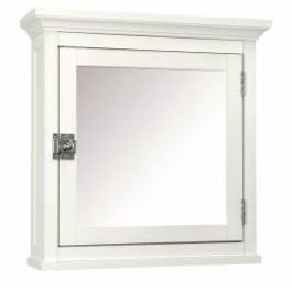 Classic White Bathroom Medicine Cabinet with Mirror - American Smart