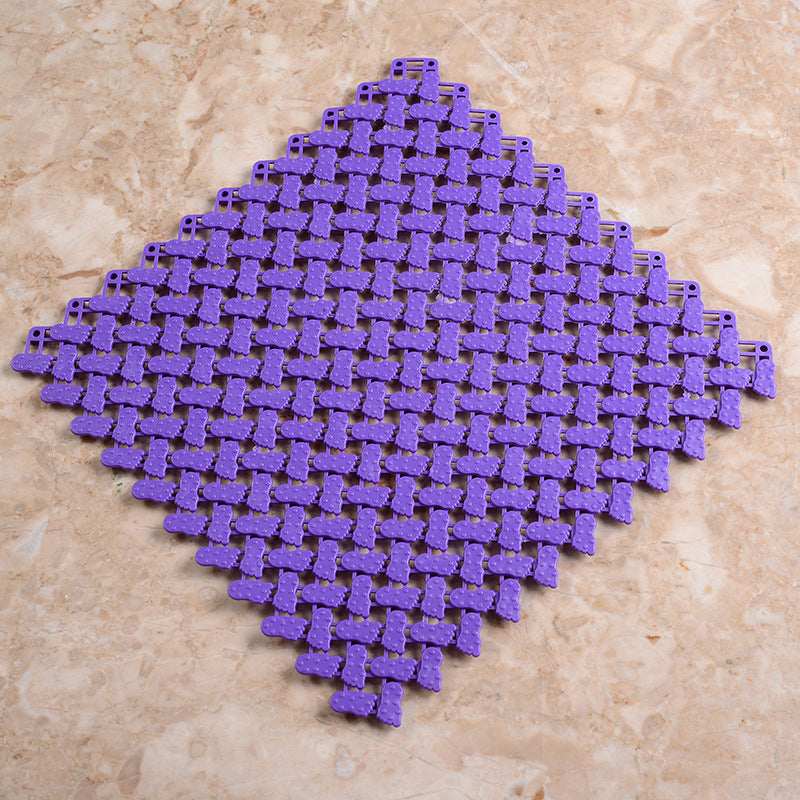 American Smart Big Foot 30x30 cm bathroom mat with drainage cushion, ideal for toilet and kitchen ground storage.
