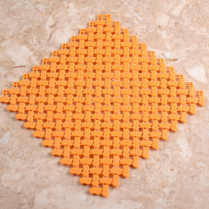 American Smart Big Foot 30x30cm bathroom mat with drainage cushion for toilet and kitchen floor, non-slip bathroom storage ground mat.
