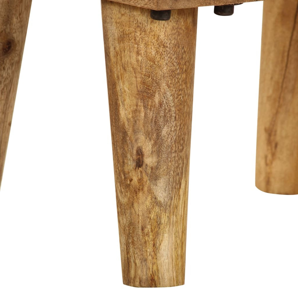 Solid mango wood bedside cabinet with sleek design, measuring 15.7"x11.8"x23.4", from American Smart WB.
