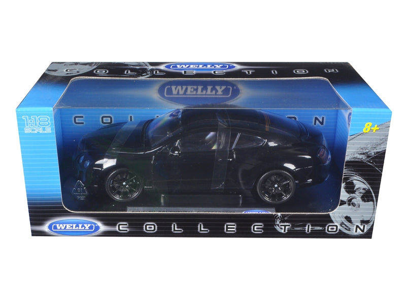 Bentley Continental Supersports Black 1/18 Diecast Car Model by Welly - American Smart