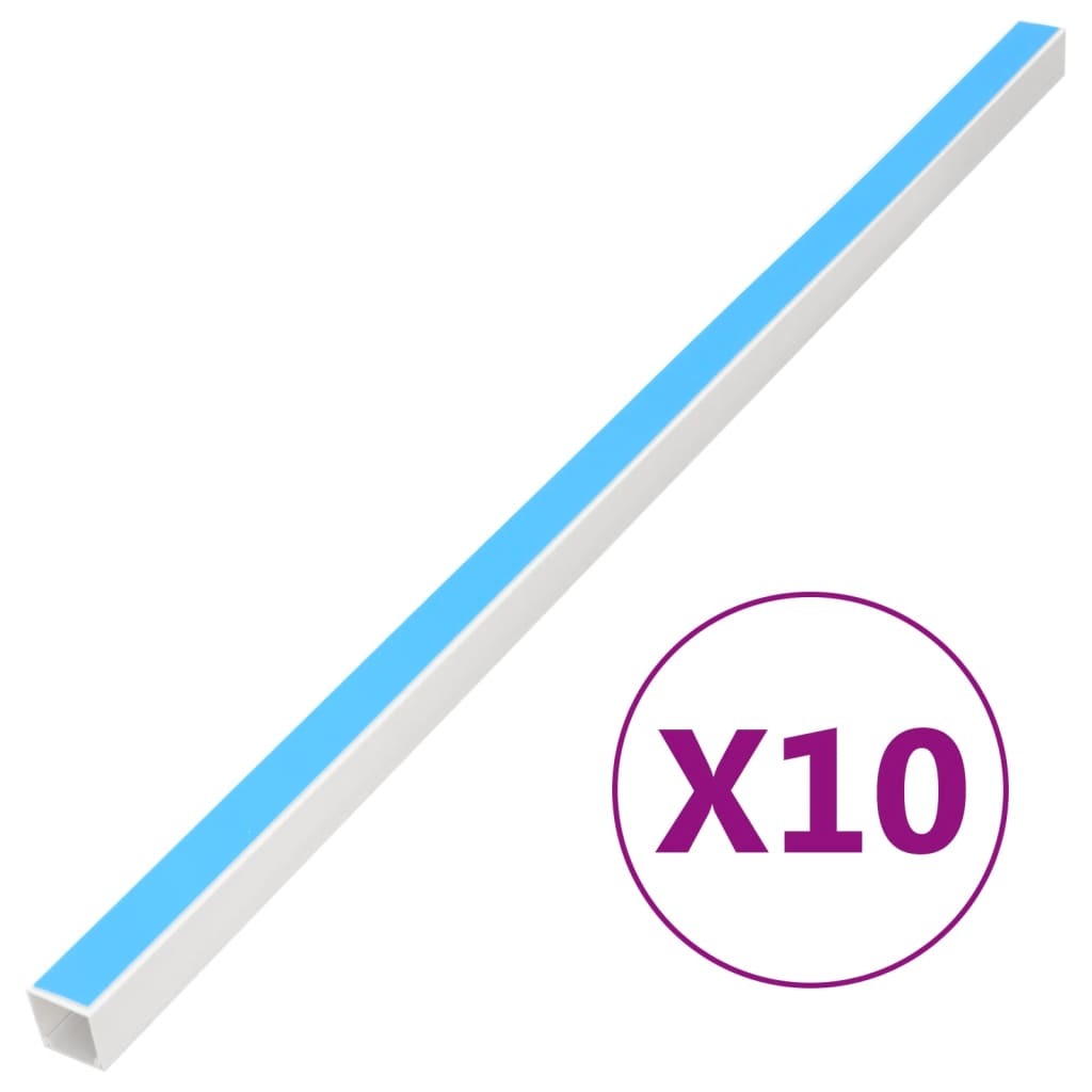 Self-adhesive PVC cable trunking from American Smart WB, 1.6x1 inches, 32.8 feet long for cable management.