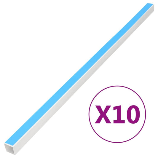 Self-adhesive PVC cable trunking from American Smart WB, 1.6x1 inches, 32.8 feet long for cable management.