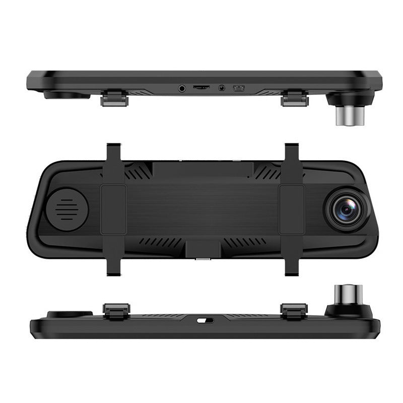 American Smart WB HD front and rear dual recording media driving recorder with night vision camcorder showing front and rear cameras.