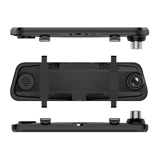 American Smart WB HD front and rear dual recording media driving recorder with night vision camcorder showing front and rear cameras.