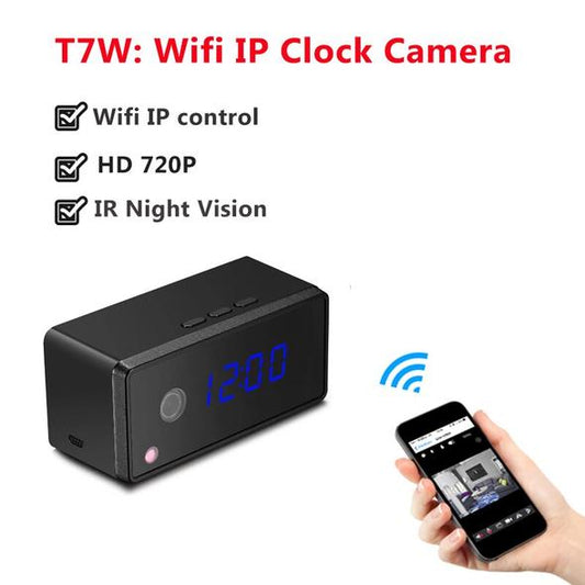 Style: Cam 8G - HD infrared light night vision camera alarm clock