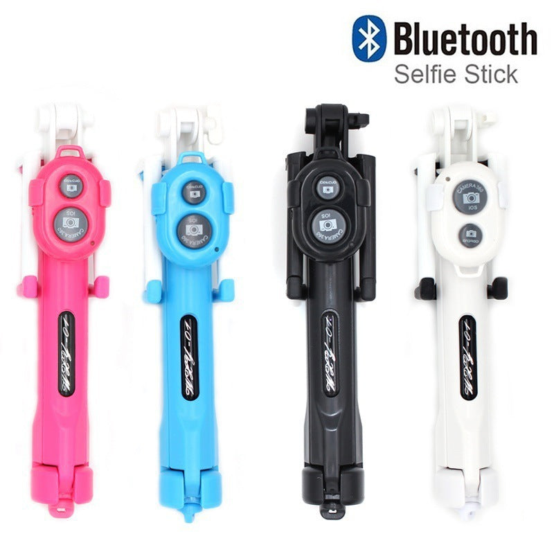 Stainless steel telescopic Bluetooth selfie stick from American Smart WB, extending tripod for camera and smartphone selfies.