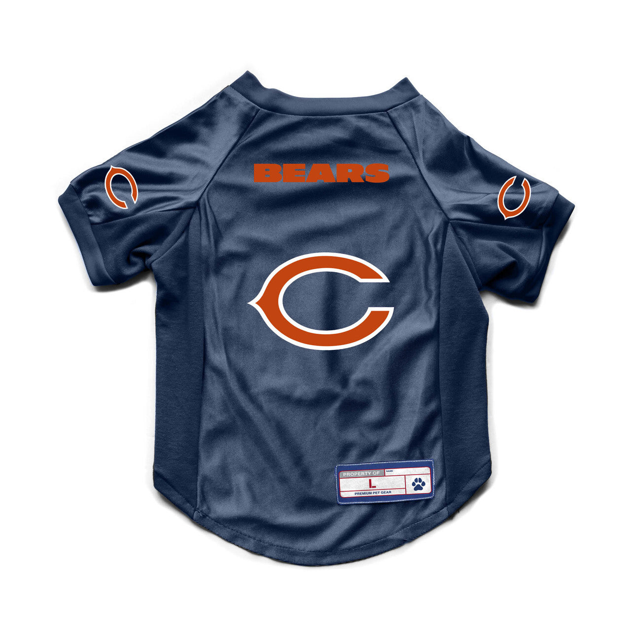 Chicago Bears Pet Jersey Stretch Size M - American Smart