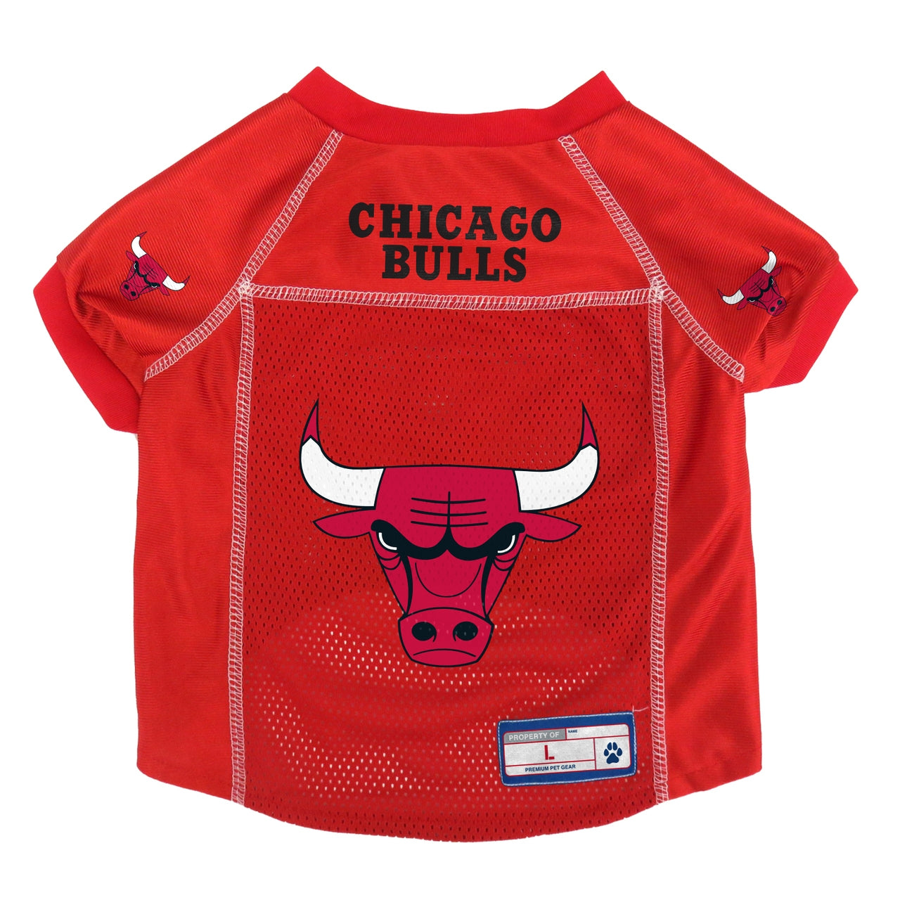 Chicago Bulls Pet Jersey Size L - American Smart