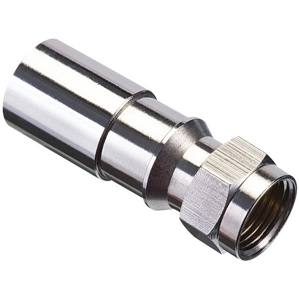 Set of 50 American Smart IDEAL RG6 F-Compression Connectors for cable TV and satellite installations.