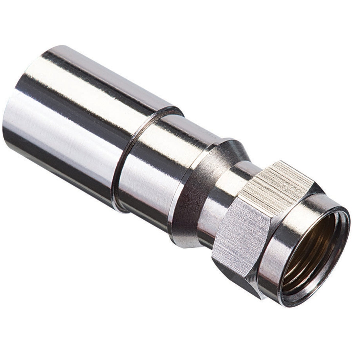 Pack of 50 American Smart IDEAL 92-650 RG6 F-Compression Connectors for cable TV and satellite connections.
