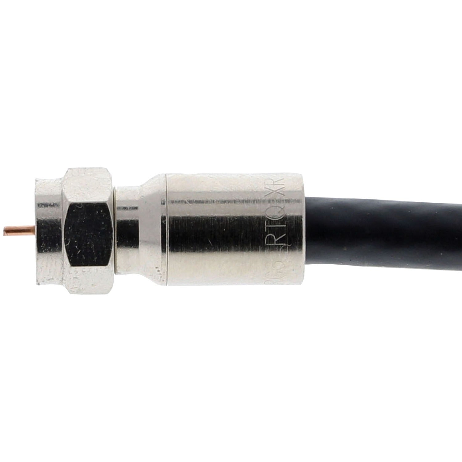 Set of 50 American Smart IDEAL RG6 F-Compression Connectors for cable TV and satellite installation, showing connectors on a white background.