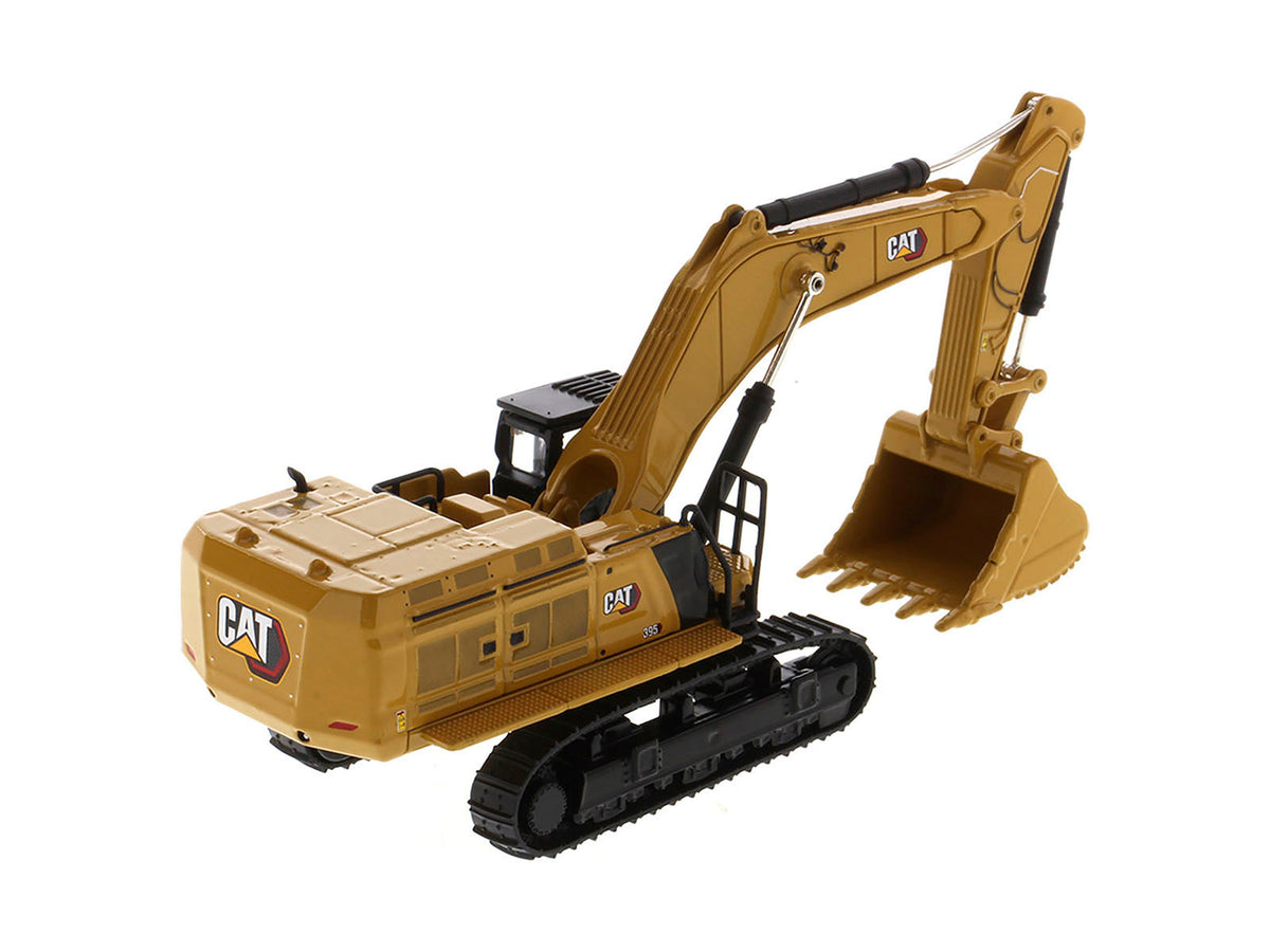 CAT Caterpillar 395 Next-Generation Hydraulic Excavator (Mass Excavation Version) Yellow "High Line Series" 1/87 (HO) Scale Diecast Model by Diecast Masters - American Smart