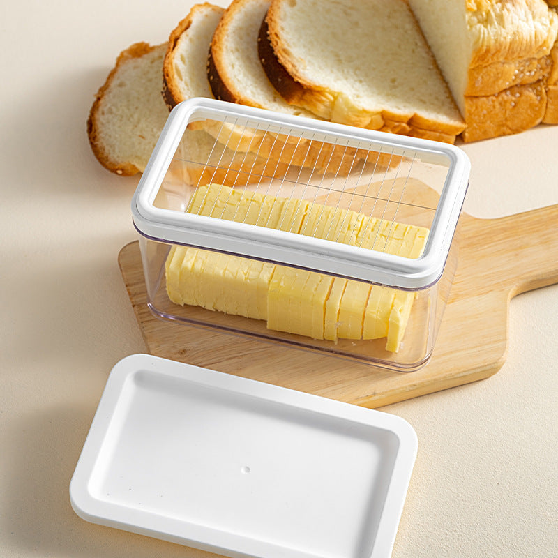 Baking Stainless Steel Butter Cutter Cheese Fresh Keeping Cheese Storage Box - American Smart