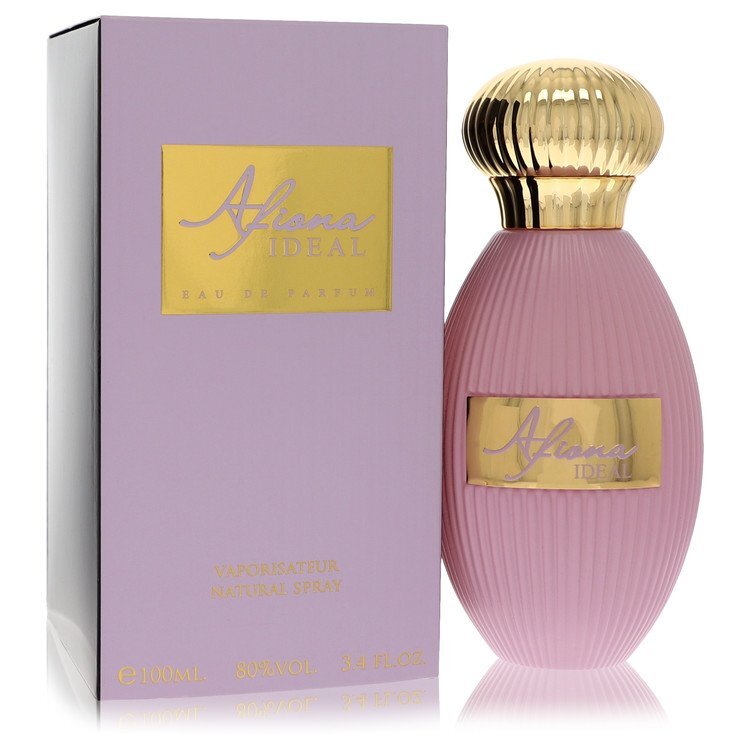 Dumont Afiona Ideal Eau de Parfum spray for women, 3.4 oz, featuring elegant perfume bottle with floral design.
