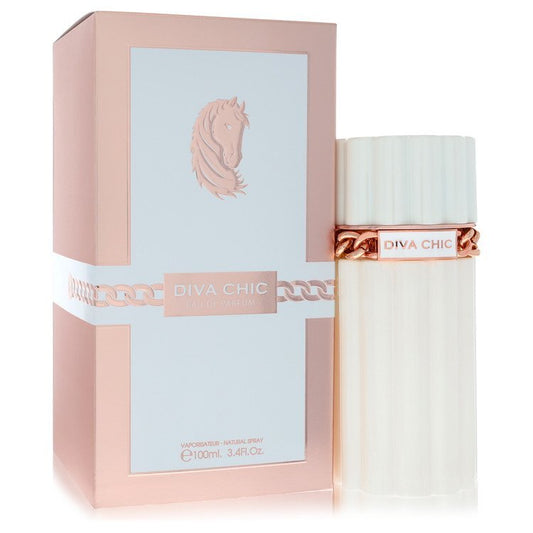 Dumont Diva Chic Eau De Parfum spray for women by Dumont Paris, 3.4 oz bottle with elegant glass design.
