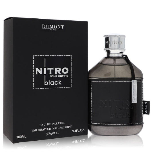 Dumont Nitro Black by Dumont Paris Eau De Parfum Spray 3.4 oz (Men) - American Smart