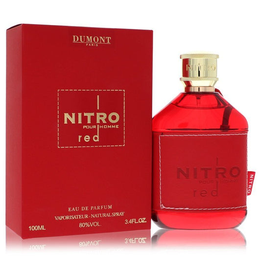Dumont Nitro Red by Dumont Paris Eau De Parfum Spray 3.4 oz (Men) - American Smart