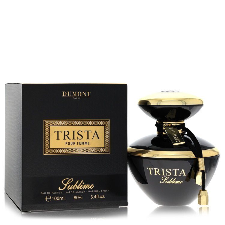 Dumont Trista Sublime Eau De Parfum spray for women by Dumont Paris, 3.4 oz bottle with elegant packaging.