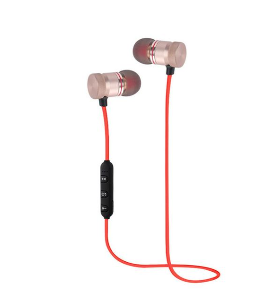 American Smart WB magnetic wireless Bluetooth headset with stereo sound, lightweight earphones, ideal for sports and electronic audio.