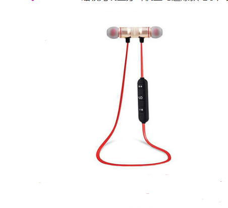 American Smart WB magnetic wireless Bluetooth earphones with stereo sound, sports design, and sleek electronic headset style.