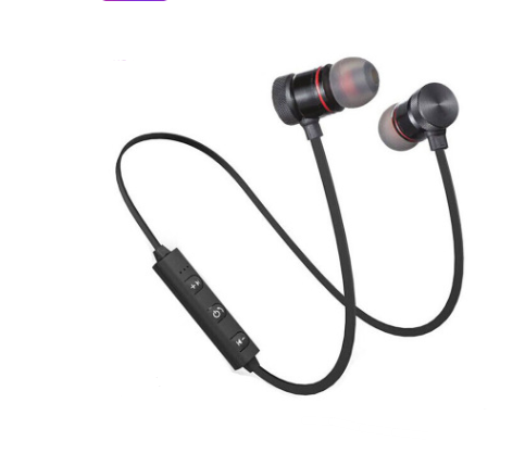 American Smart WB magnetic wireless Bluetooth headset with stereo sound, sports design, and compact earphone fit for active use.