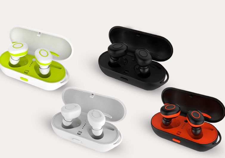 Amazon Explosion CSR Air-tws Bluetooth Headset Noise Reduction HiFi Stereo Mini Sports Wireless Headset - American Smart
