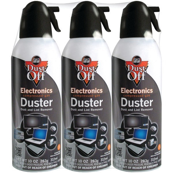 American Smart Dust-Off DPSXL3 disposable dusters for electronics, 3-pack, ideal for cleaning keyboards, computers, and electronic devices.