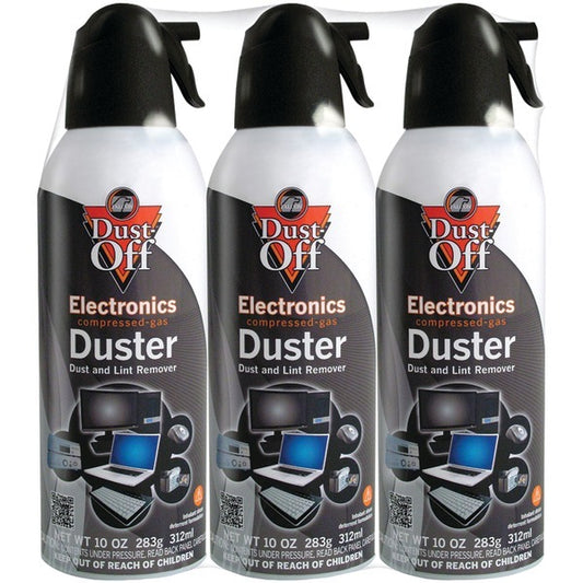 American Smart Dust-Off DPSXL3 disposable dusters for electronics, 3-pack, ideal for cleaning keyboards, computers, and electronic devices.