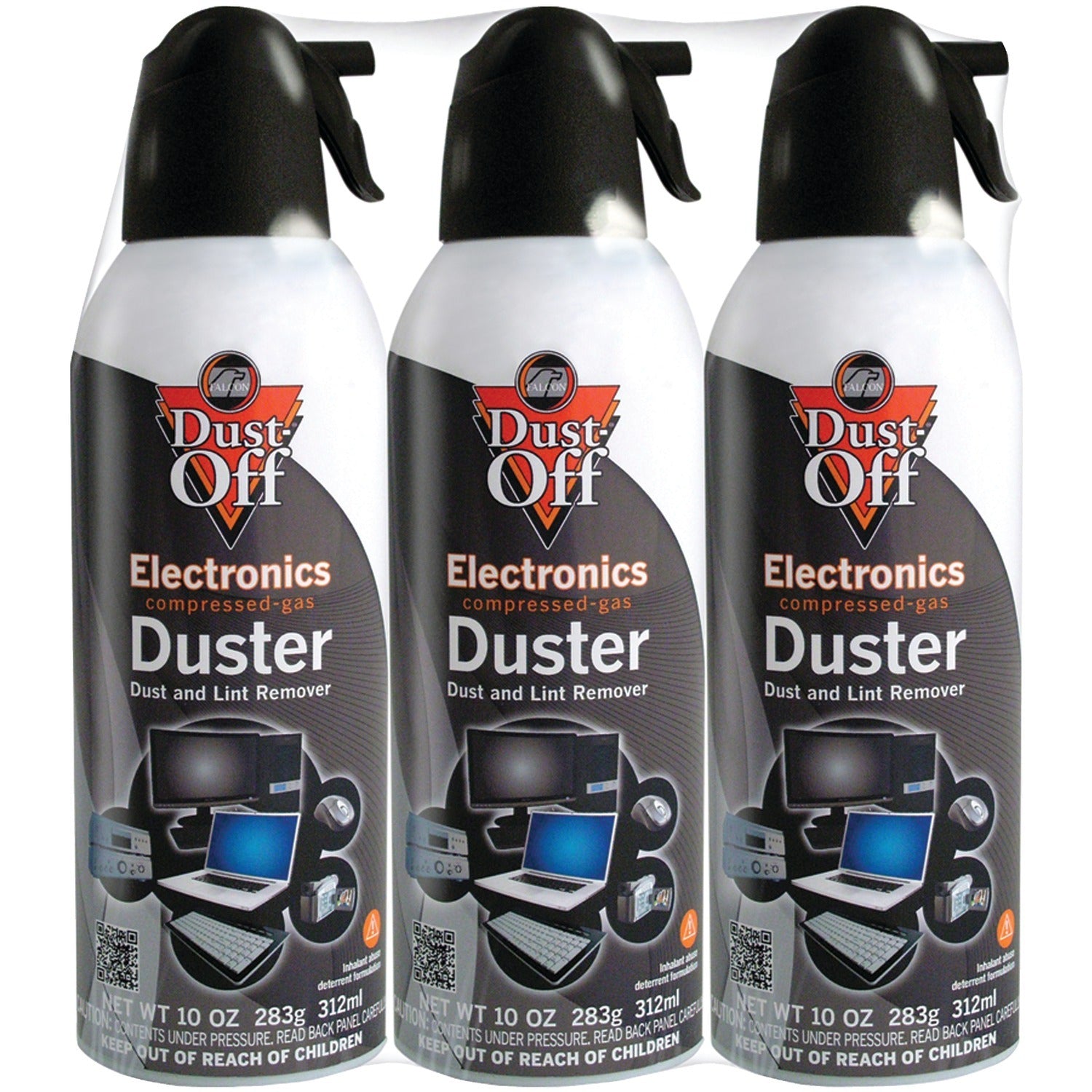 American Smart Dust-Off DPSXL3 disposable dusters for electronics, shown in a three-pack, ideal for cleaning delicate devices.