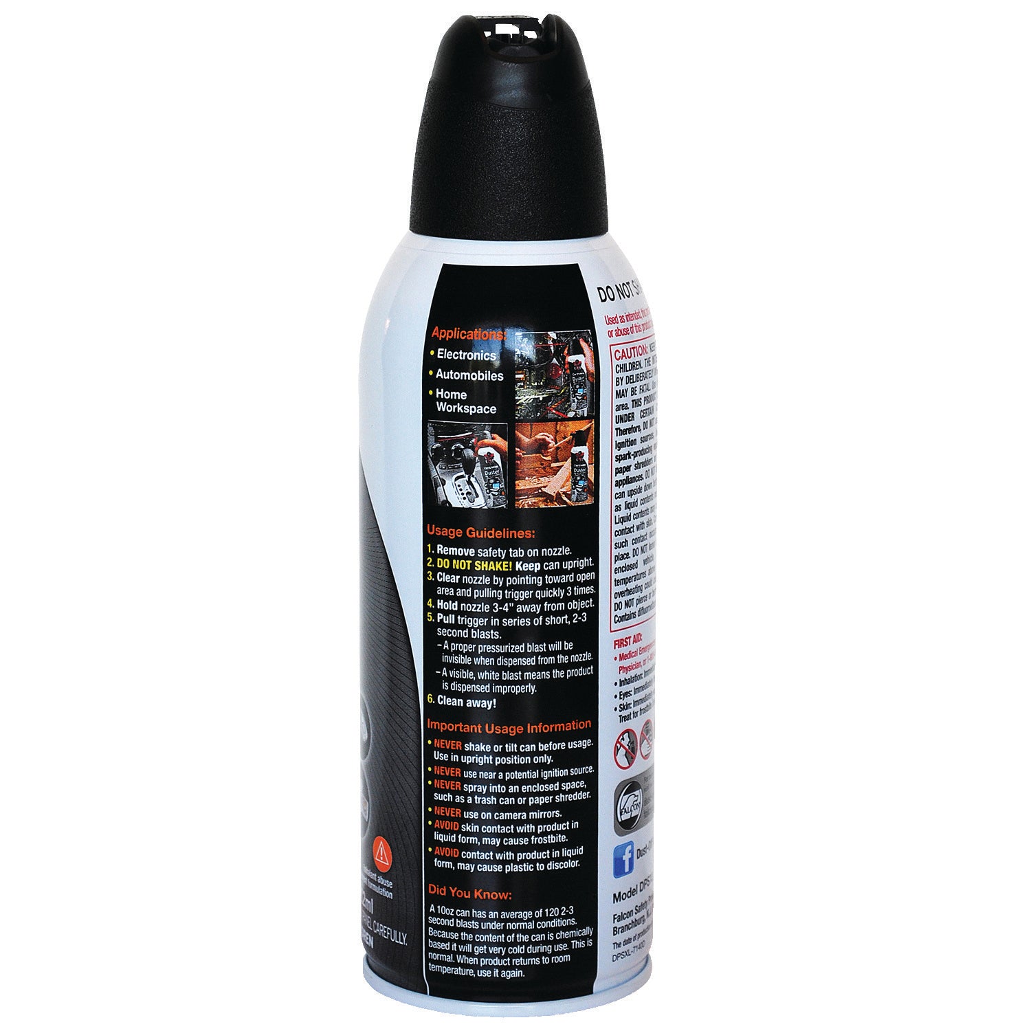 American Smart Dust-Off DPSXL3 disposable dusters, electronic cleaner, 3-pack, for removing dust from electronic devices.