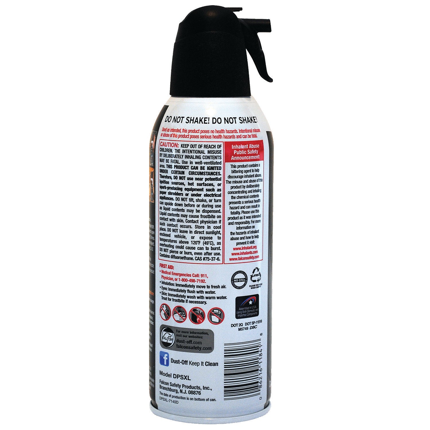 American Smart Dust-Off DPSXL3 disposable dusters, electronic cleaner 3-pack for removing dust from electronics and keyboards.